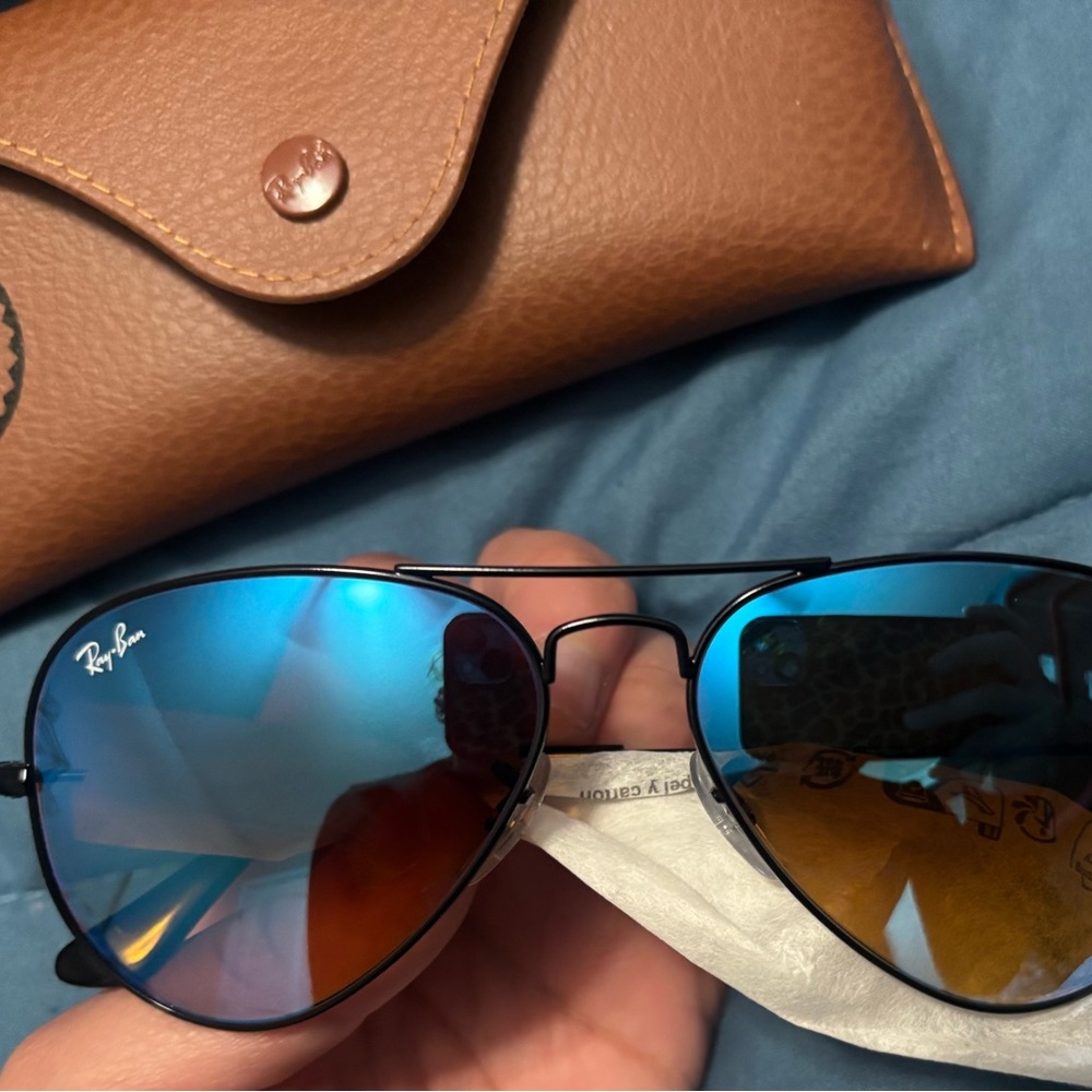 Ray-Ban Blue Aviator Sunglasses